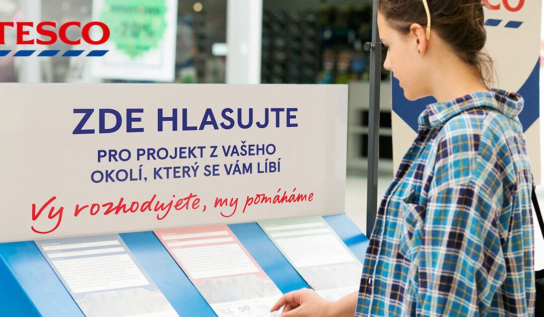 Podpořte nás při hlasování v obchodech Tesco